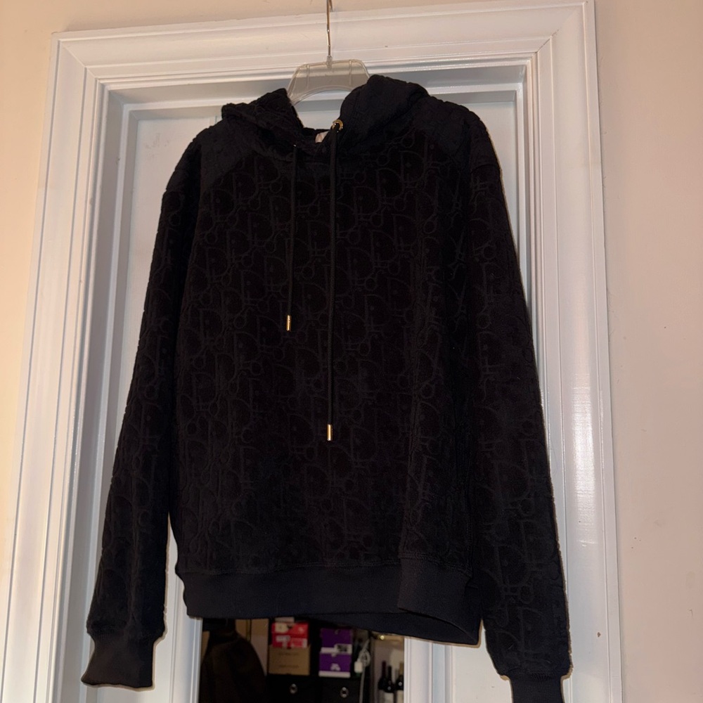 Dior Oblique Relaxed-Fit Hooded Sweatshirt